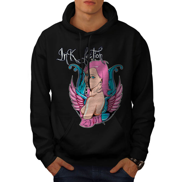 Ink Infection Lady Mens Hoodie