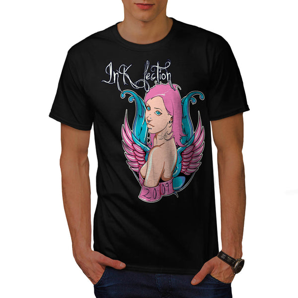 Ink Infection Lady Mens T-Shirt