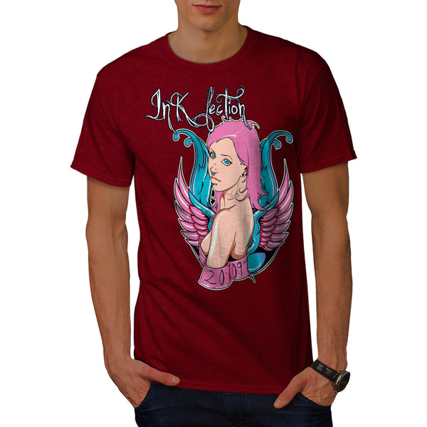 Ink Infection Lady Mens T-Shirt