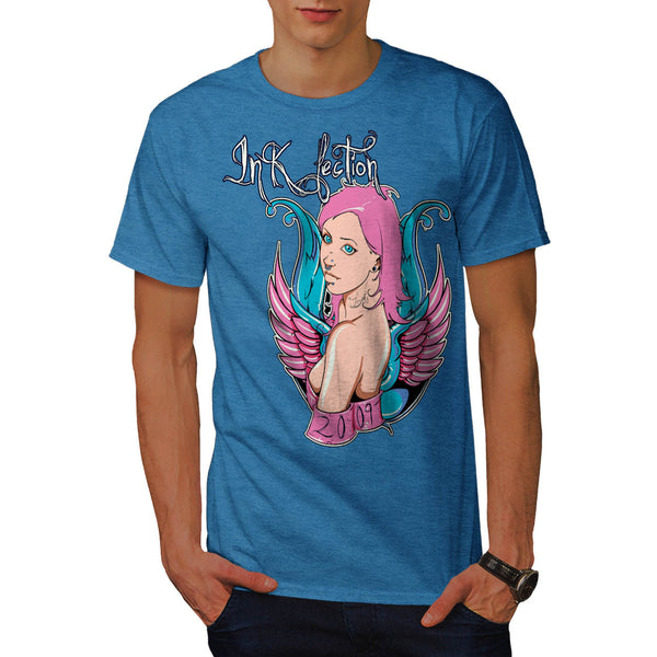 Ink Infection Lady Mens T-Shirt
