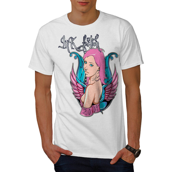 Ink Infection Lady Mens T-Shirt