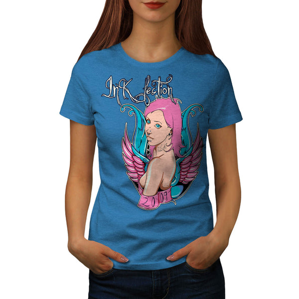 Ink Infection Lady Womens T-Shirt