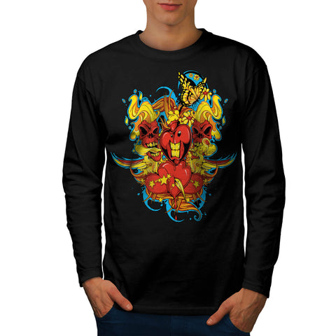 Little Monsters Love Mens Long Sleeve T-Shirt