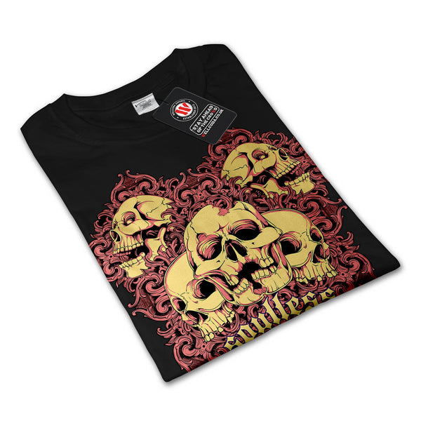 Soul Less Ghost Skull Mens Long Sleeve T-Shirt