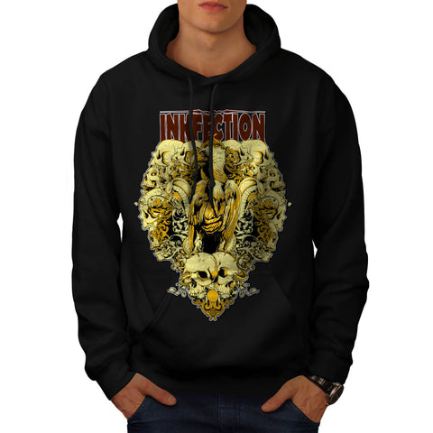 Ink Infection Eagle Mens Hoodie