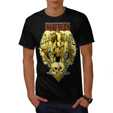 Ink Infection Eagle Mens T-Shirt