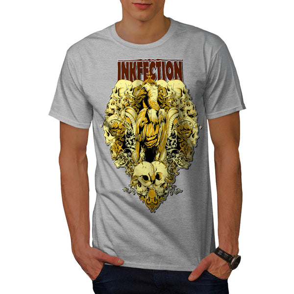 Ink Infection Eagle Mens T-Shirt