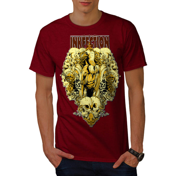 Ink Infection Eagle Mens T-Shirt