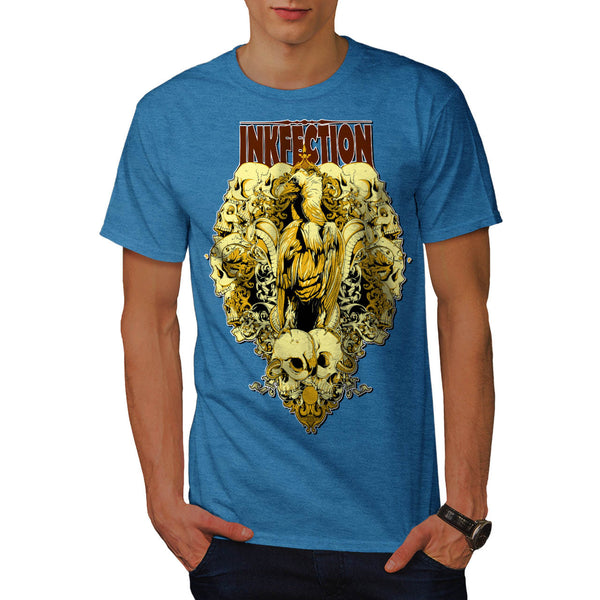 Ink Infection Eagle Mens T-Shirt