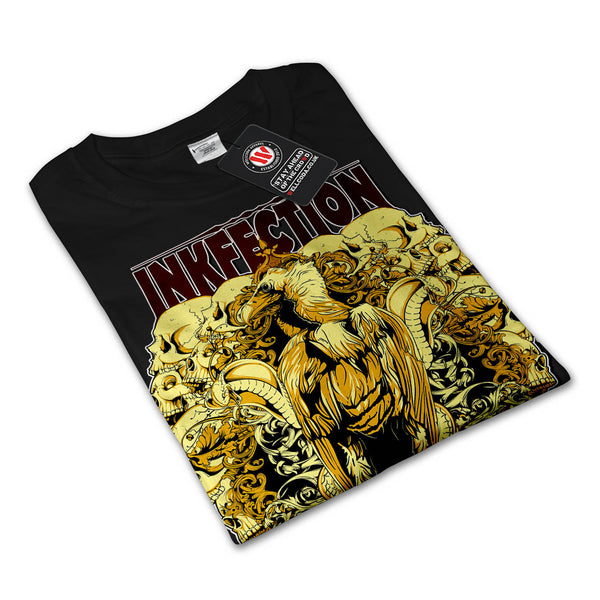 Ink Infection Eagle Womens Long Sleeve T-Shirt