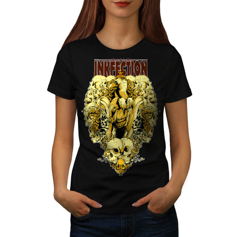 Ink Infection Eagle Womens T-Shirt