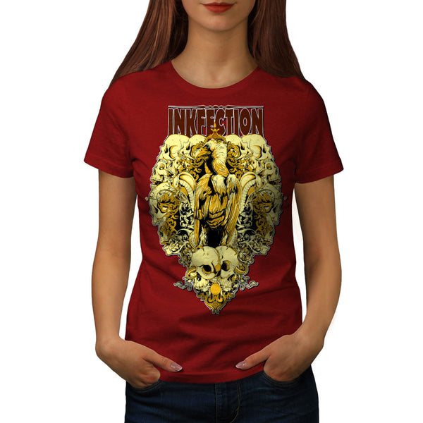 Ink Infection Eagle Womens T-Shirt