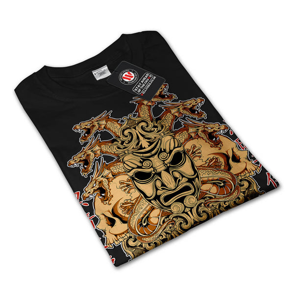 Chinese Parade Mask Mens Long Sleeve T-Shirt