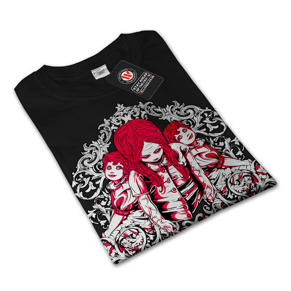 Zombie Girls Attack Mens Long Sleeve T-Shirt