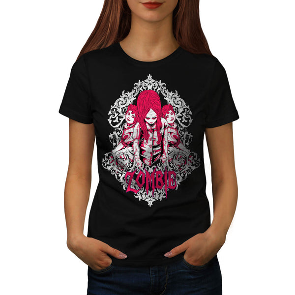 Zombie Girls Attack Womens T-Shirt