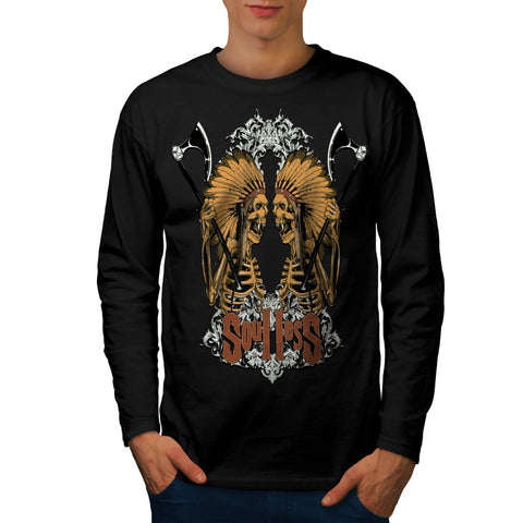 Soul Less Indian Dead Mens Long Sleeve T-Shirt