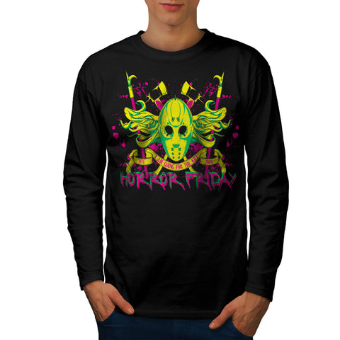 Horror Friday Death Mens Long Sleeve T-Shirt
