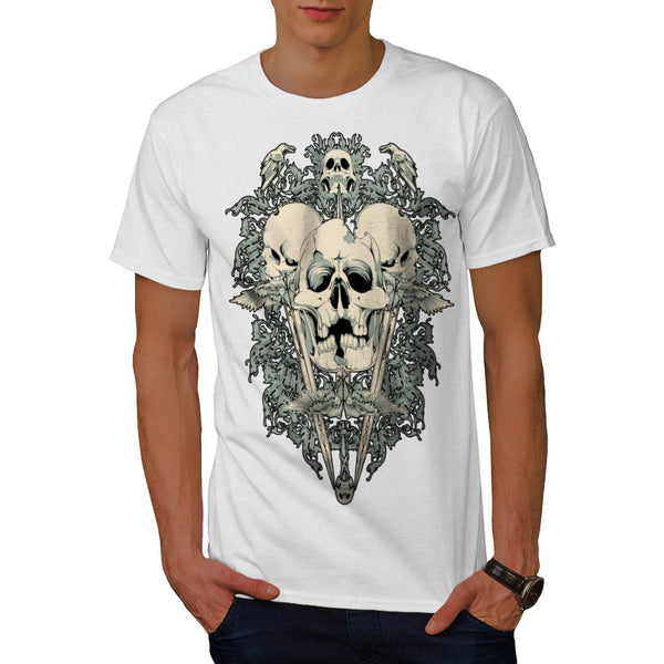 Monster Death Skull Mens T-Shirt