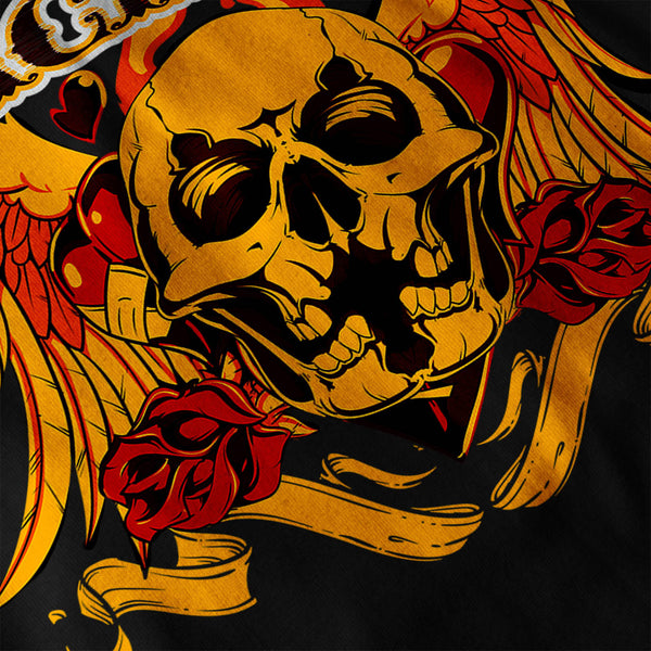 Black Hill Dead Skull Mens Long Sleeve T-Shirt