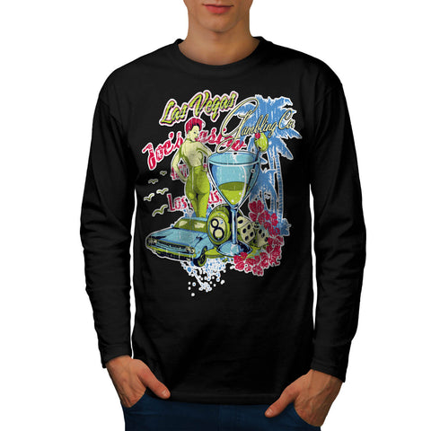 Las Vegas Casino Game Mens Long Sleeve T-Shirt