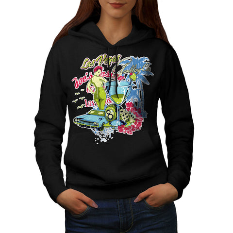 Las Vegas Casino Game Womens Hoodie