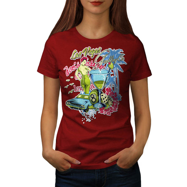 Las Vegas Casino Game Womens T-Shirt