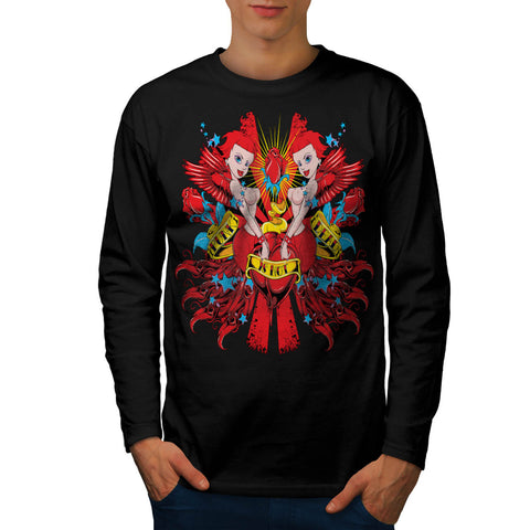 Punk Is Not Dead Girl Mens Long Sleeve T-Shirt