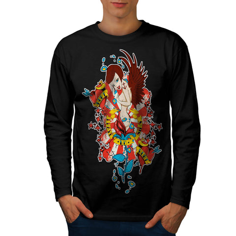 Hurt No Sins Heart Mens Long Sleeve T-Shirt
