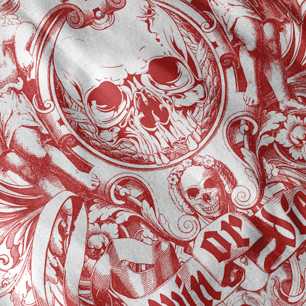 Win Die Death Skull Mens Long Sleeve T-Shirt