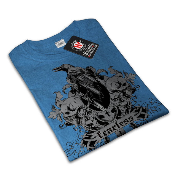 Fearless Death Crow Womens T-Shirt