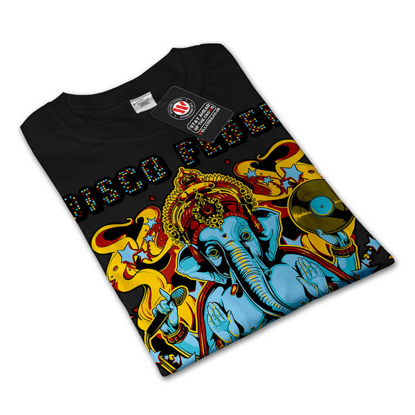 Disco Fever Elephant Mens Long Sleeve T-Shirt