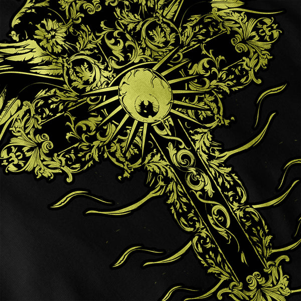 Moster Eye Pin Wings Mens Long Sleeve T-Shirt
