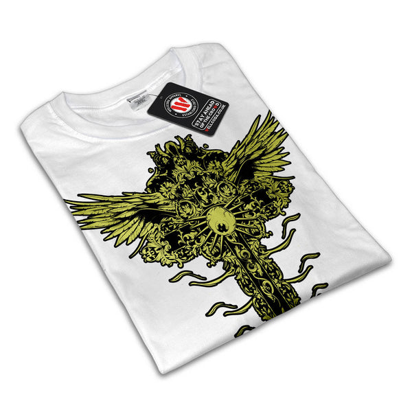 Moster Eye Pin Wings Womens T-Shirt