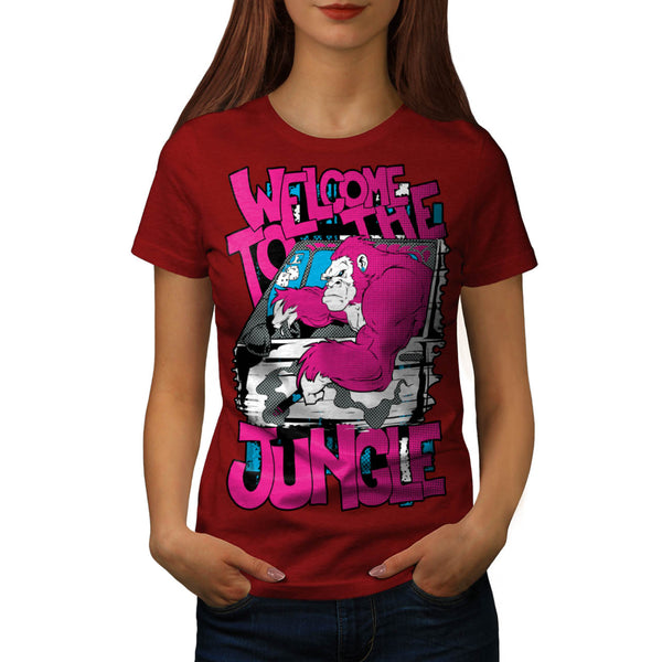Welcome to Jungle Ape Womens T-Shirt