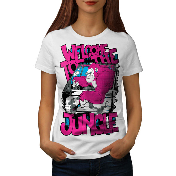 Welcome to Jungle Ape Womens T-Shirt