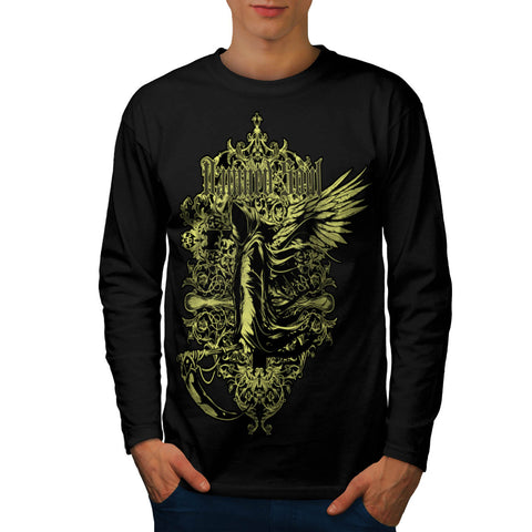 Damned Soul Death Axe Mens Long Sleeve T-Shirt