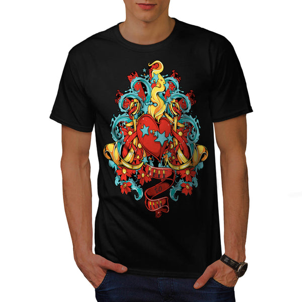 Free To Love Romantic Mens T-Shirt