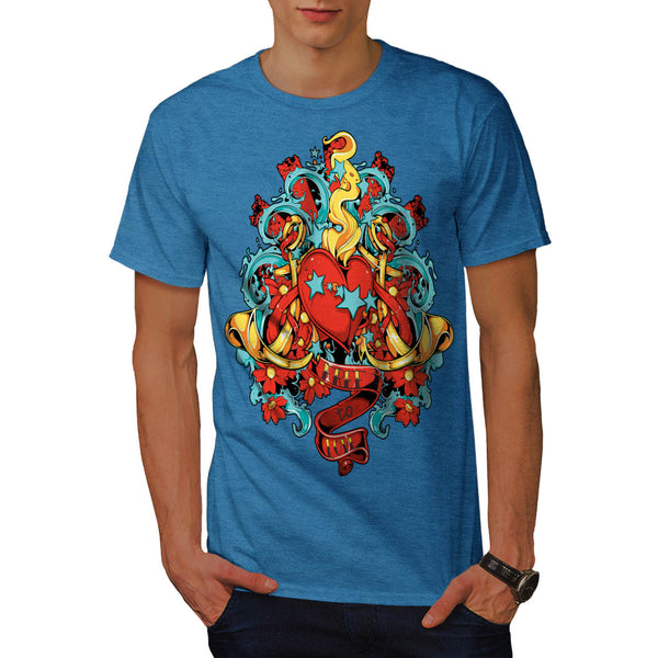 Free To Love Romantic Mens T-Shirt