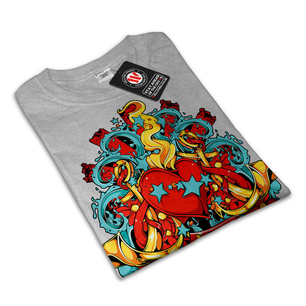 Free To Love Romantic Mens T-Shirt