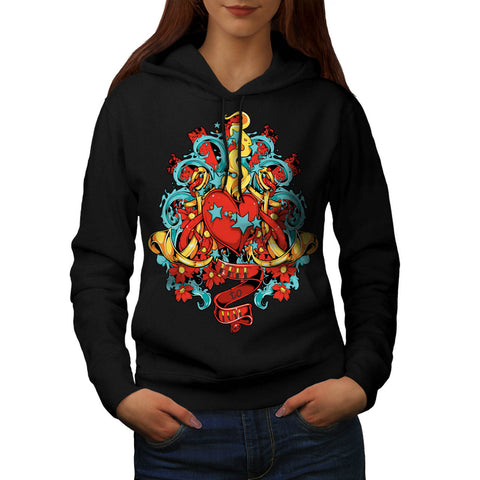 Free To Love Romantic Womens Hoodie