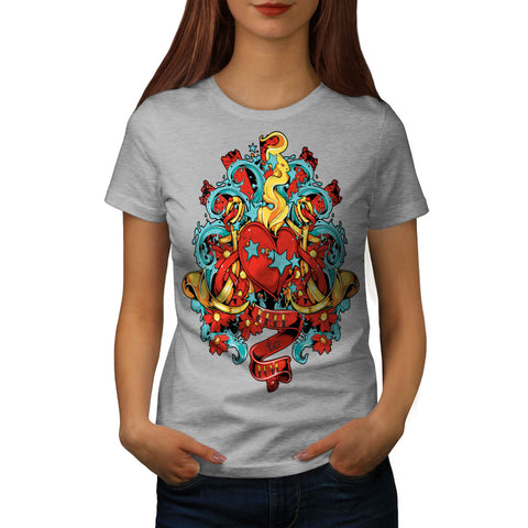 Free To Love Romantic Womens T-Shirt