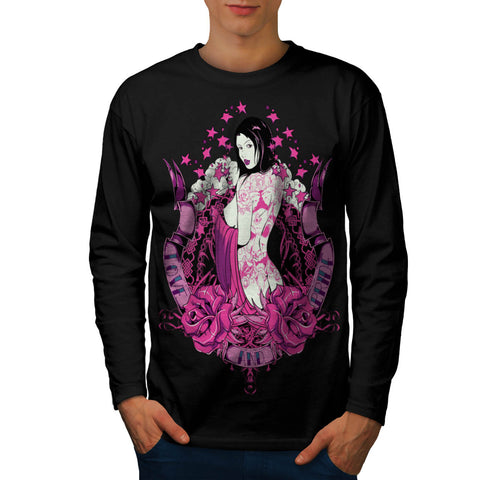 Love And Pride Model Mens Long Sleeve T-Shirt