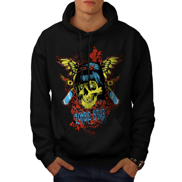 Zombie Star Horror Mens Hoodie