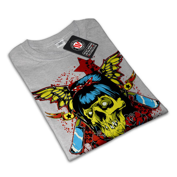 Zombie Star Horror Mens T-Shirt
