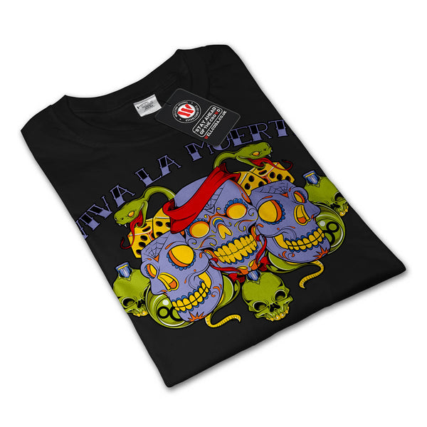 Living Dead Snake Bit Mens Long Sleeve T-Shirt