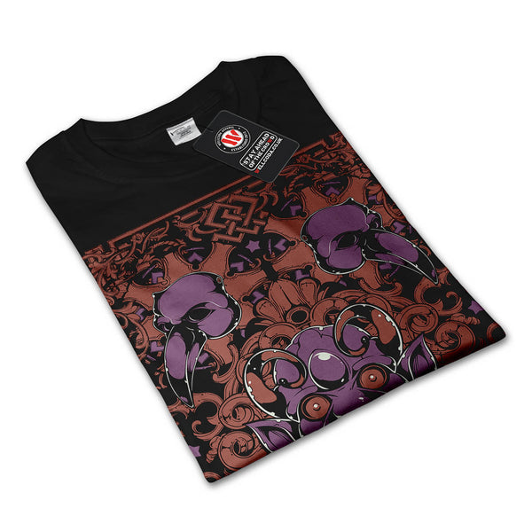 Devil Death Card Bird Mens Long Sleeve T-Shirt