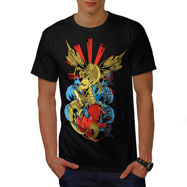 Monster Dragon Heart Mens T-Shirt