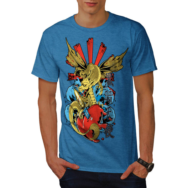 Monster Dragon Heart Mens T-Shirt