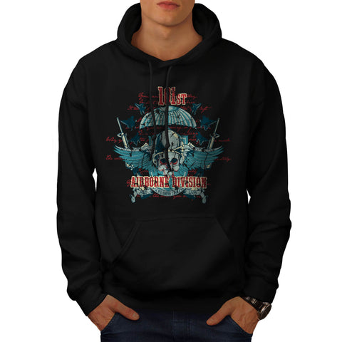 Airborne Division Fly Mens Hoodie