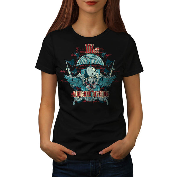 Airborne Division Fly Womens T-Shirt